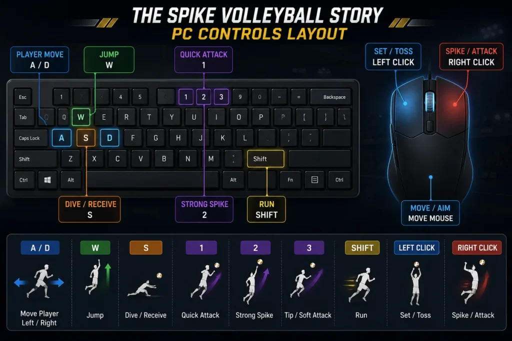 the-spike-pc-controls